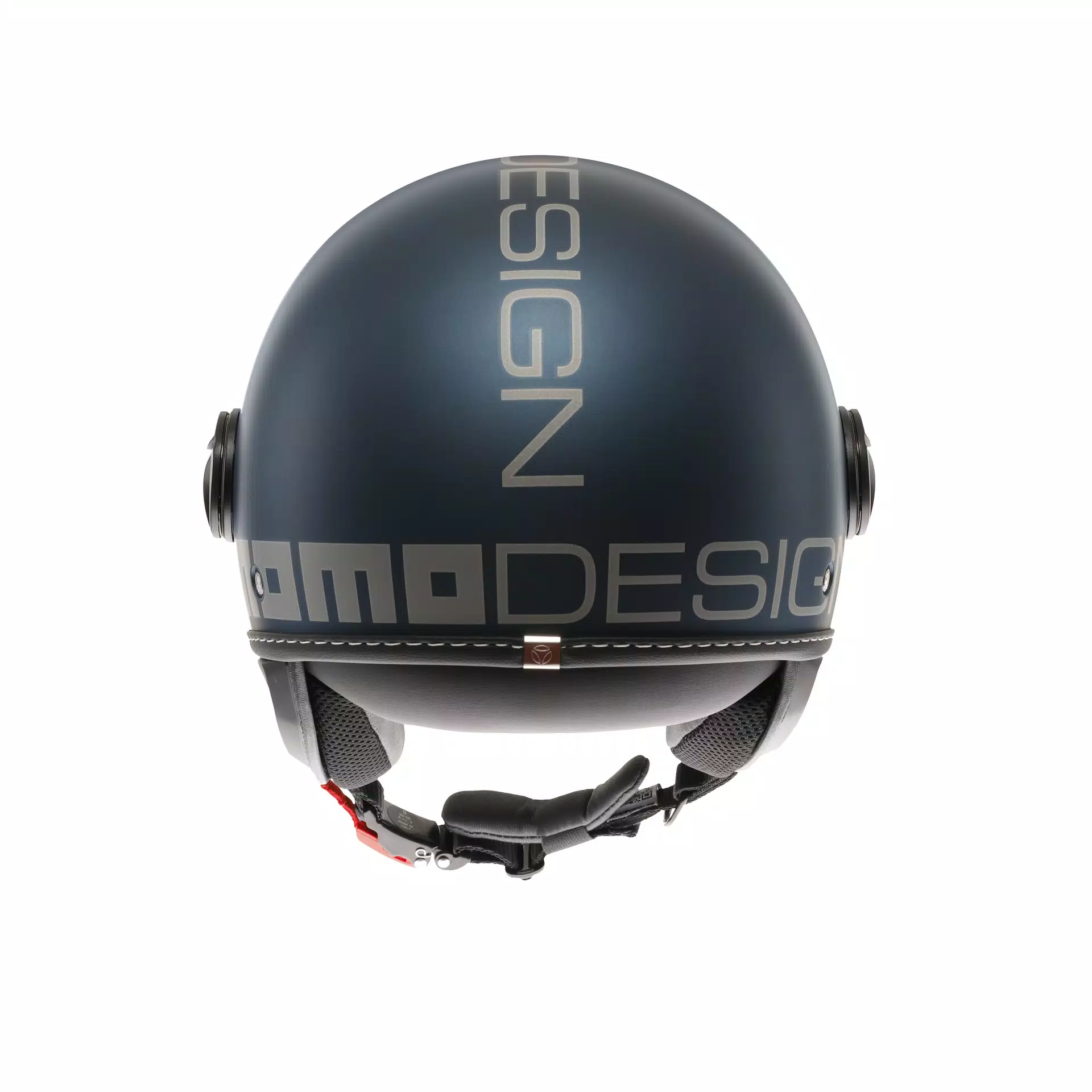 MOMODESIGN FGTR EVO MAT AVION / ARGENT - CASQUE JET AVEC DOUBLE VISI&Egrave;RE E2206