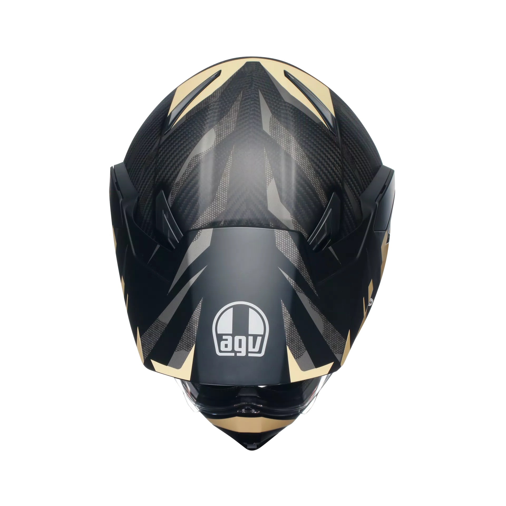 AX9 STEPPA MATT CARBON/GREY/SAND - MOTORBIKE FULL FACE HELMET E2205