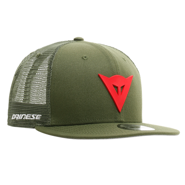 9fifty-trucker-cappellino-snapback-green-red image number 0