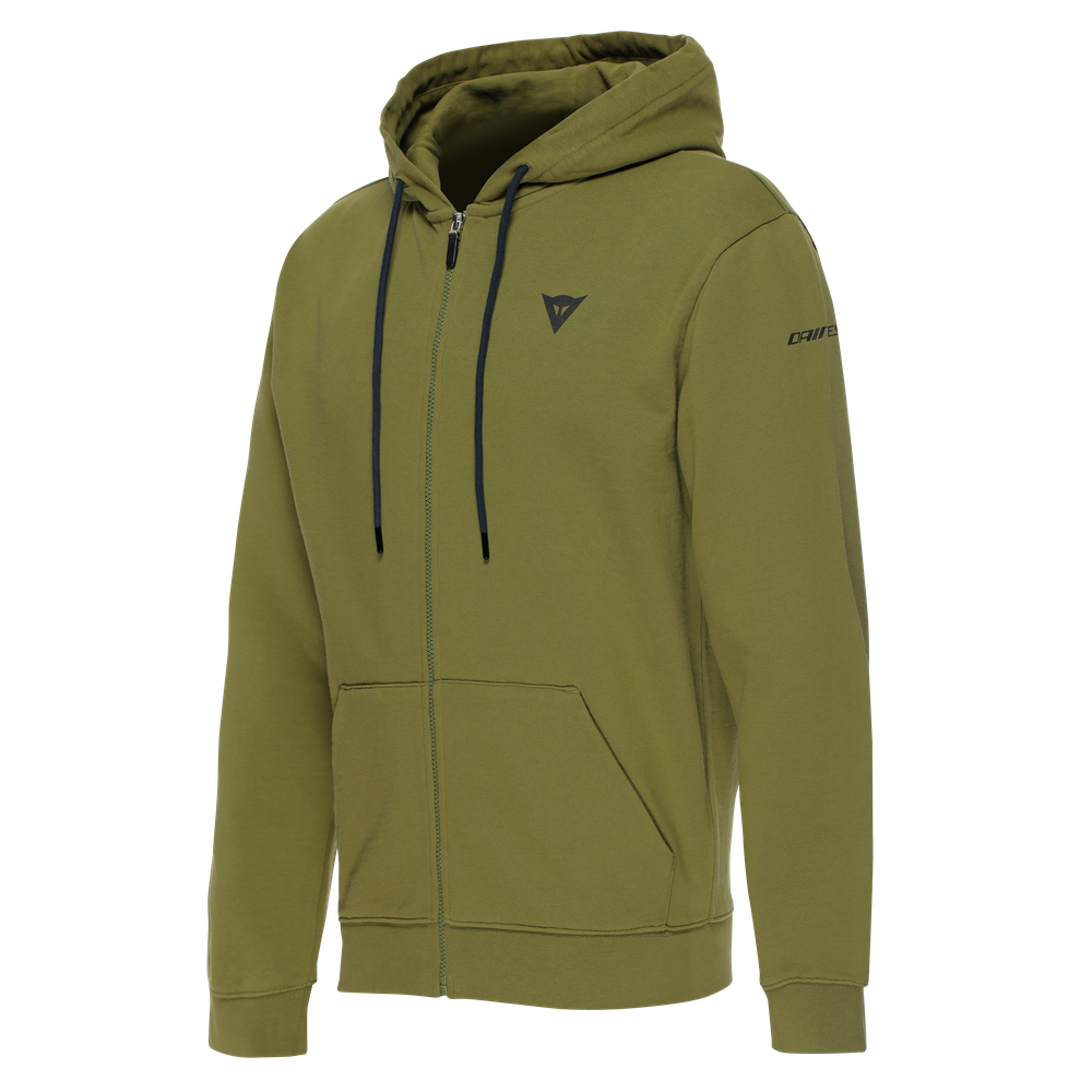 speed-demon-hoodie-mit-reissverschluss-100-baumwolle-olive-branch image number 0