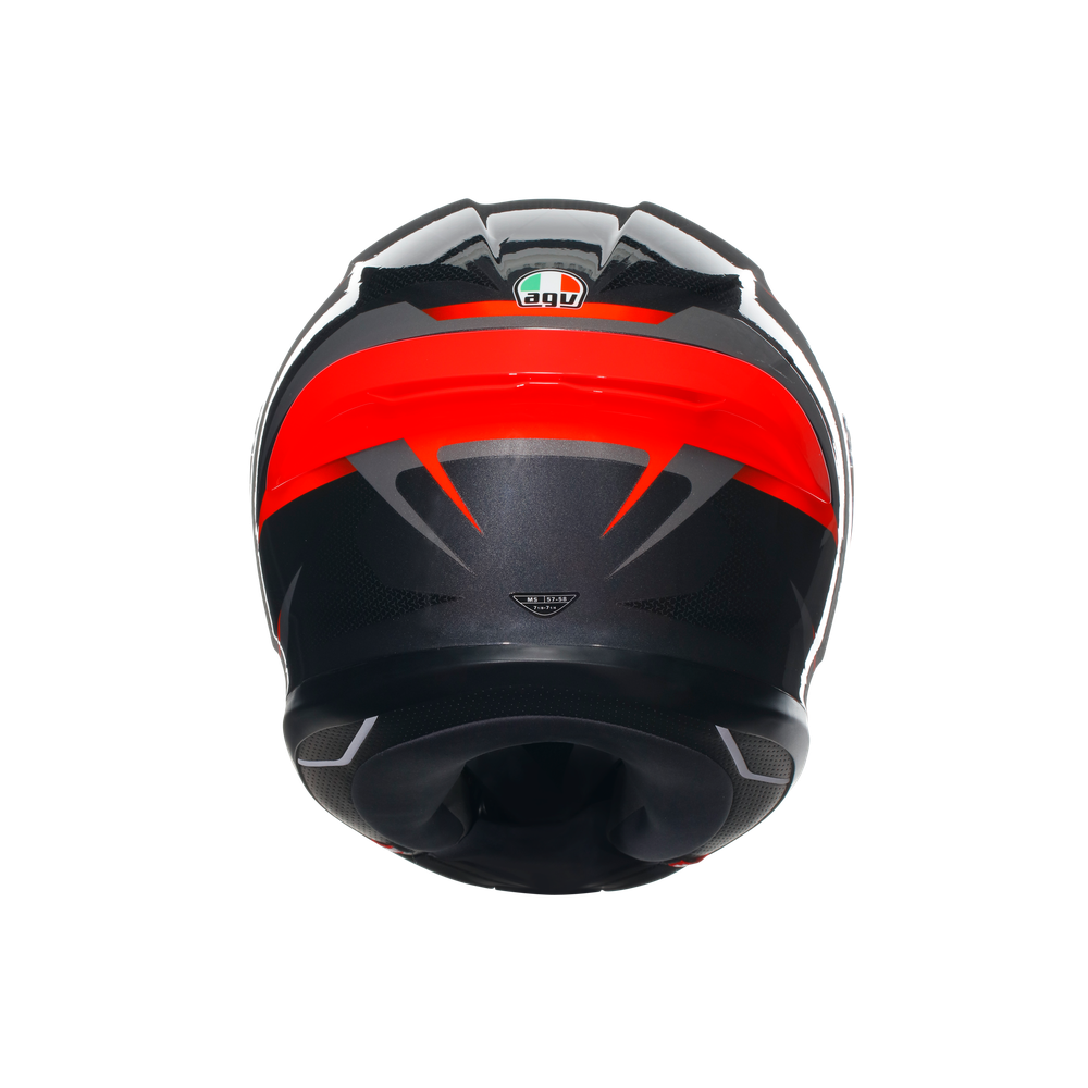 k6-s-slashcut-black-grey-red-casco-moto-integrale-e2206 image number 4