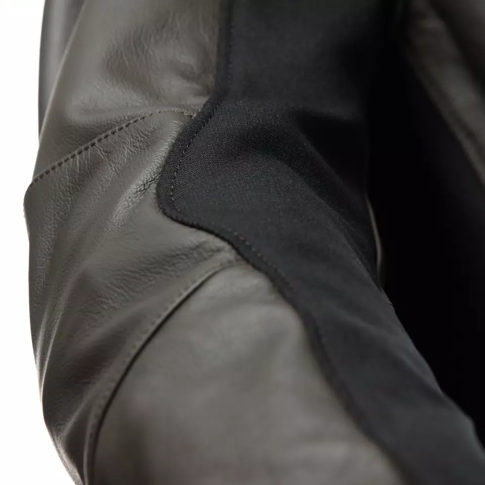 ISTRICE LEATHER JACKET - DARK-BROWN - 14