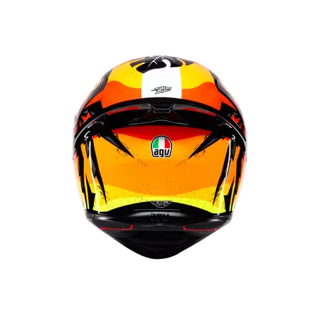 K1 S TROPICRUSH BLACK/ORANGE - MOTORBIKE FULL FACE HELMET E2206 -  - 5