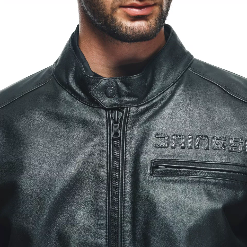 ZAURAX - MEN'S MOTORCYCLE LEATHER JACKET | BLACK | Dainese ZAURAX - MEN'S MOTORCYCLE LEATHER JACKET | BLACK | Dainese