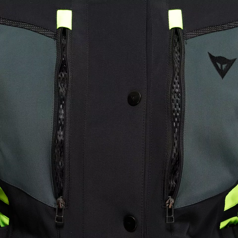 CARVE MASTER 3 GORE-TEX&reg; - WOMEN'S WATERPROOF MOTORCYCLE JACKET - BLACK/EBONY/FLUO-YELLOW - 9