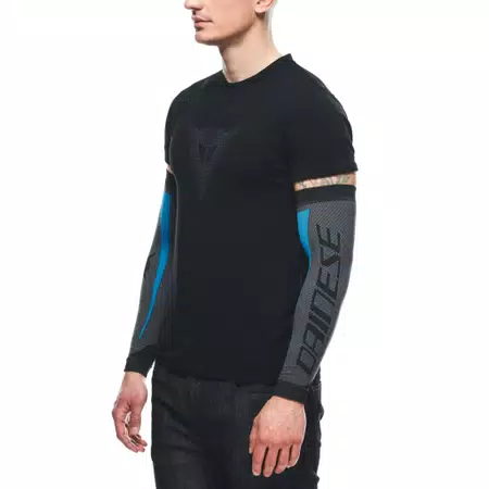 MOTORCYCLE TECNICAL ARM COVERS - BLACK/BLUE - 3