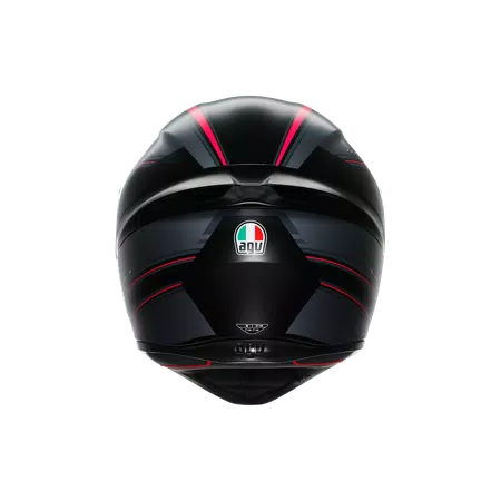 K1 S SLING MATT BLACK/PINK - MOTORBIKE FULL FACE HELMET DOT (E2206) -  - 5