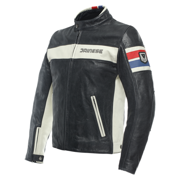 hf-d1-giacca-moto-in-pelle-uomo-black-red-blue image number 0