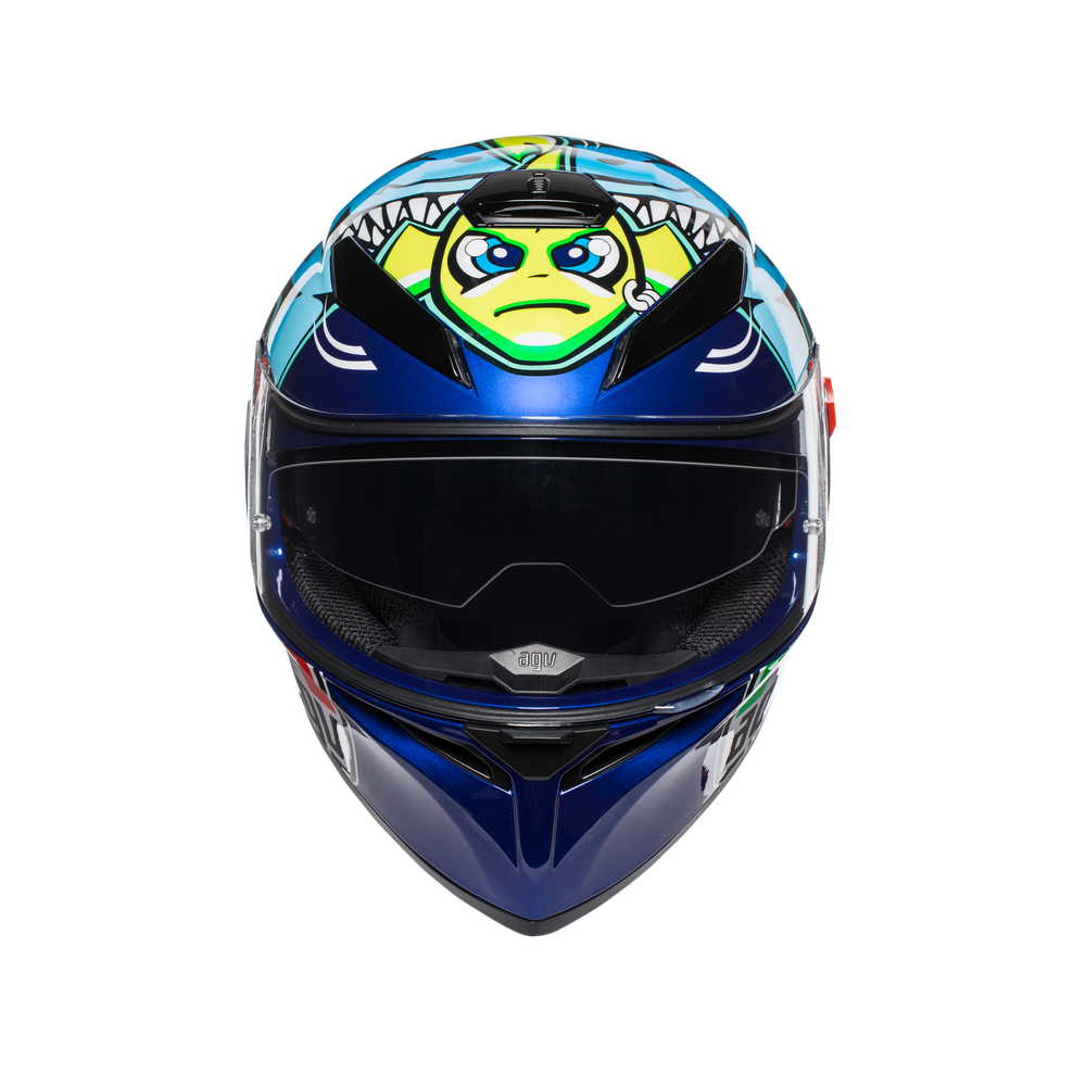 国産正規店agv K-3 Jist top Rossi Misano 2015 ヘルメット セキュリティ・セーフティ