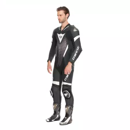 LAGUNA SECA 6 PERF 1PC LEATHER SUIT - BLACK/WHITE/ANTHRACITE - 3