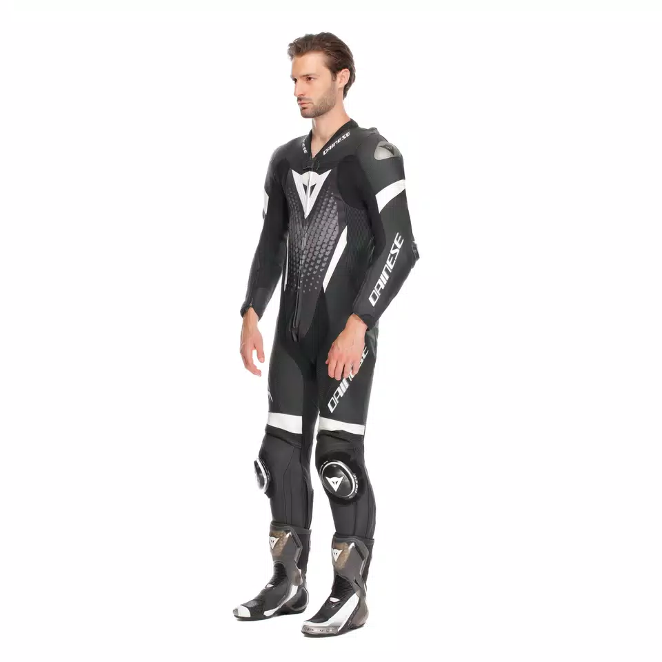 LAGUNA SECA 6 PERF 1PC LEATHER SUIT - BLACK/WHITE/ANTHRACITE - 3