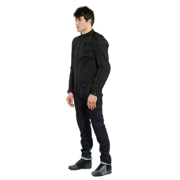 mistica-tex-giacca-moto-in-tessuto-uomo-black-black image number 3