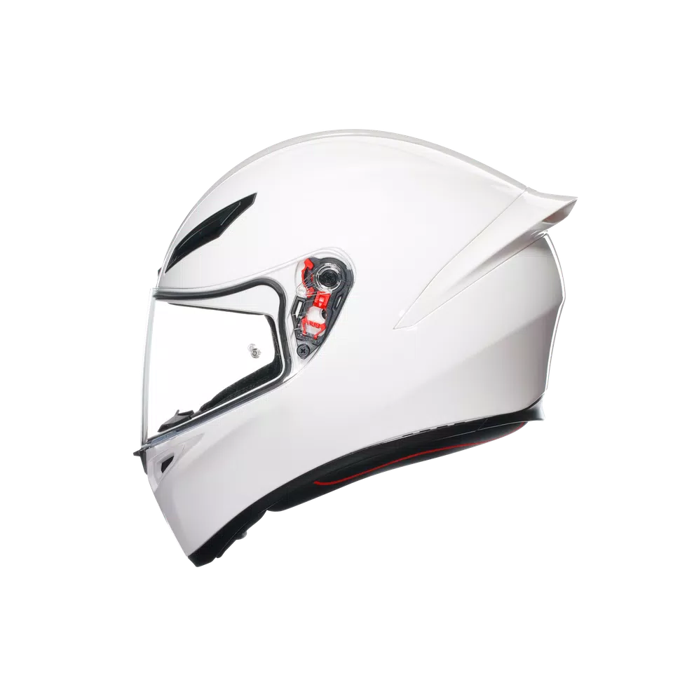 K1 S WHITE - MOTORBIKE FULL FACE HELMET DOT (E2206) -  - 4