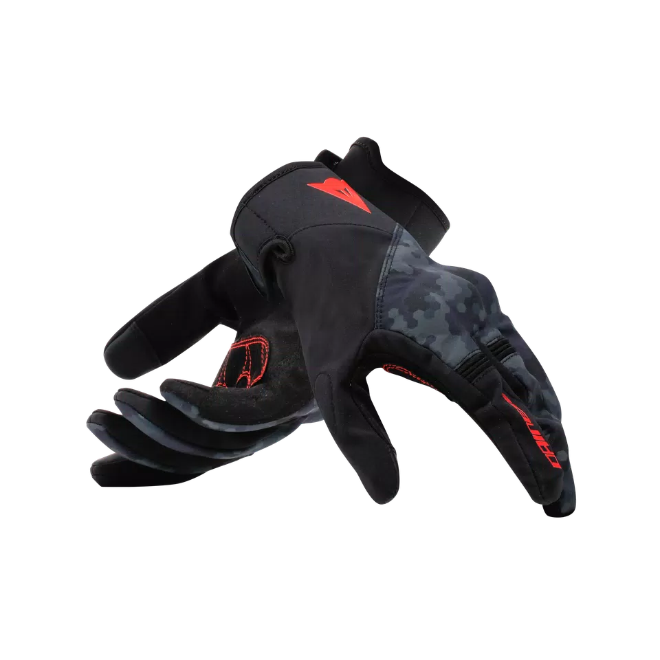 INTREPYD - MOTORCYCLE GLOVES - BLACK/GREY-CAMO - 5