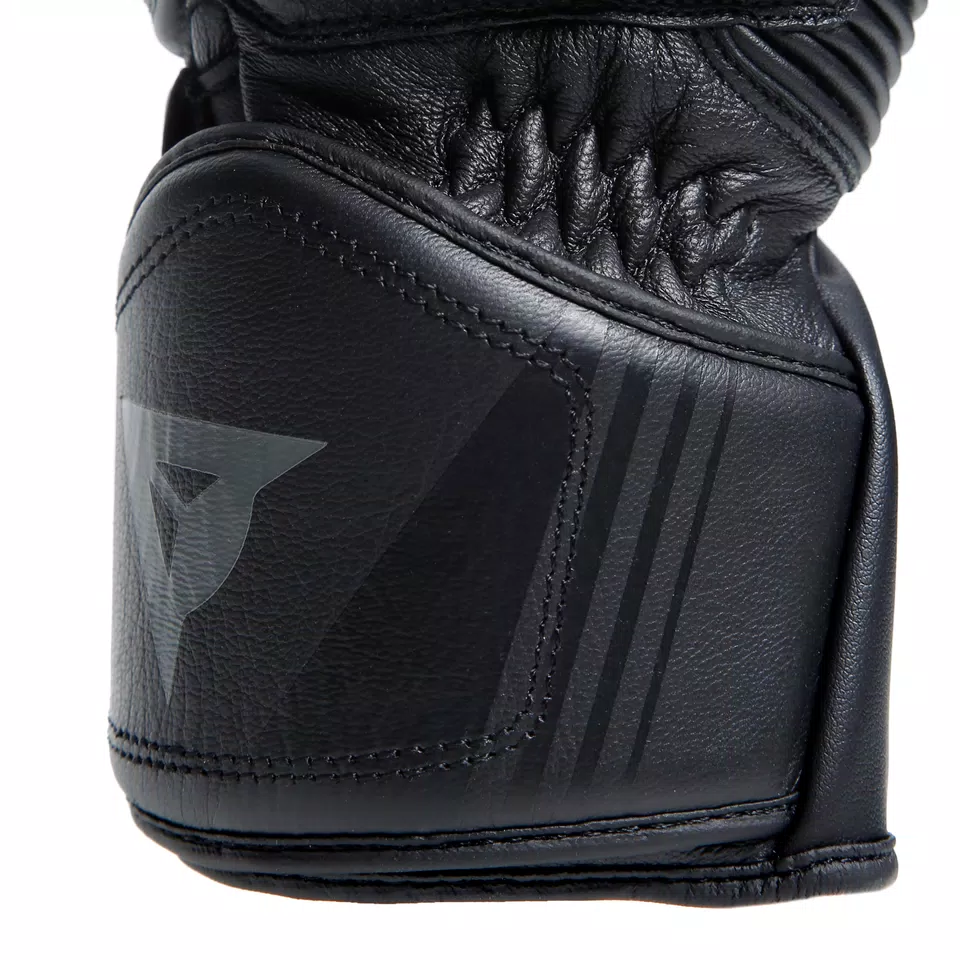 DRUID 4 - MEN'S MOTORCYCLE LEATHER GLOVES - BLACK/BLACK/CHARCOAL-GRAY - 8