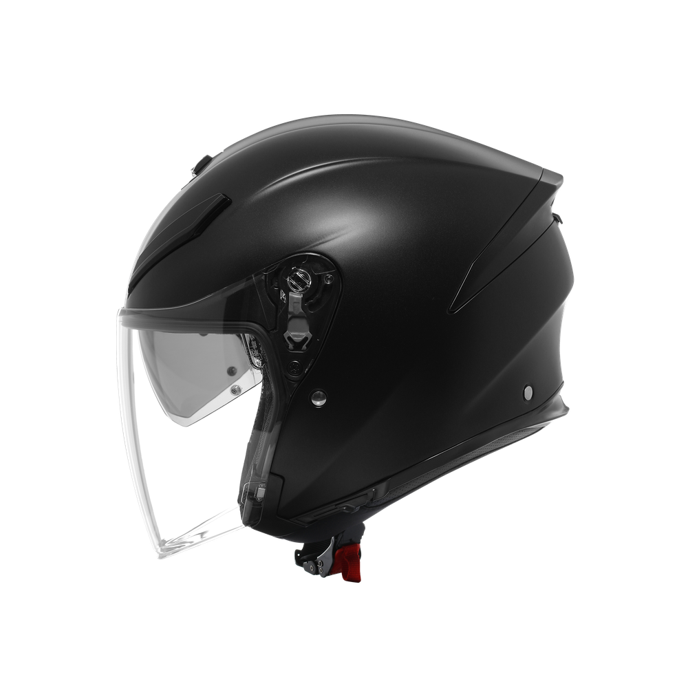 k5-jet-evo-mono-matt-black-motorbike-open-face-helmet-e2206 image number 3