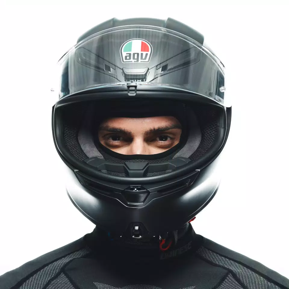 MOTORCYCLE TECHNICAL BALACLAVA - BLACK/BLUE - 5