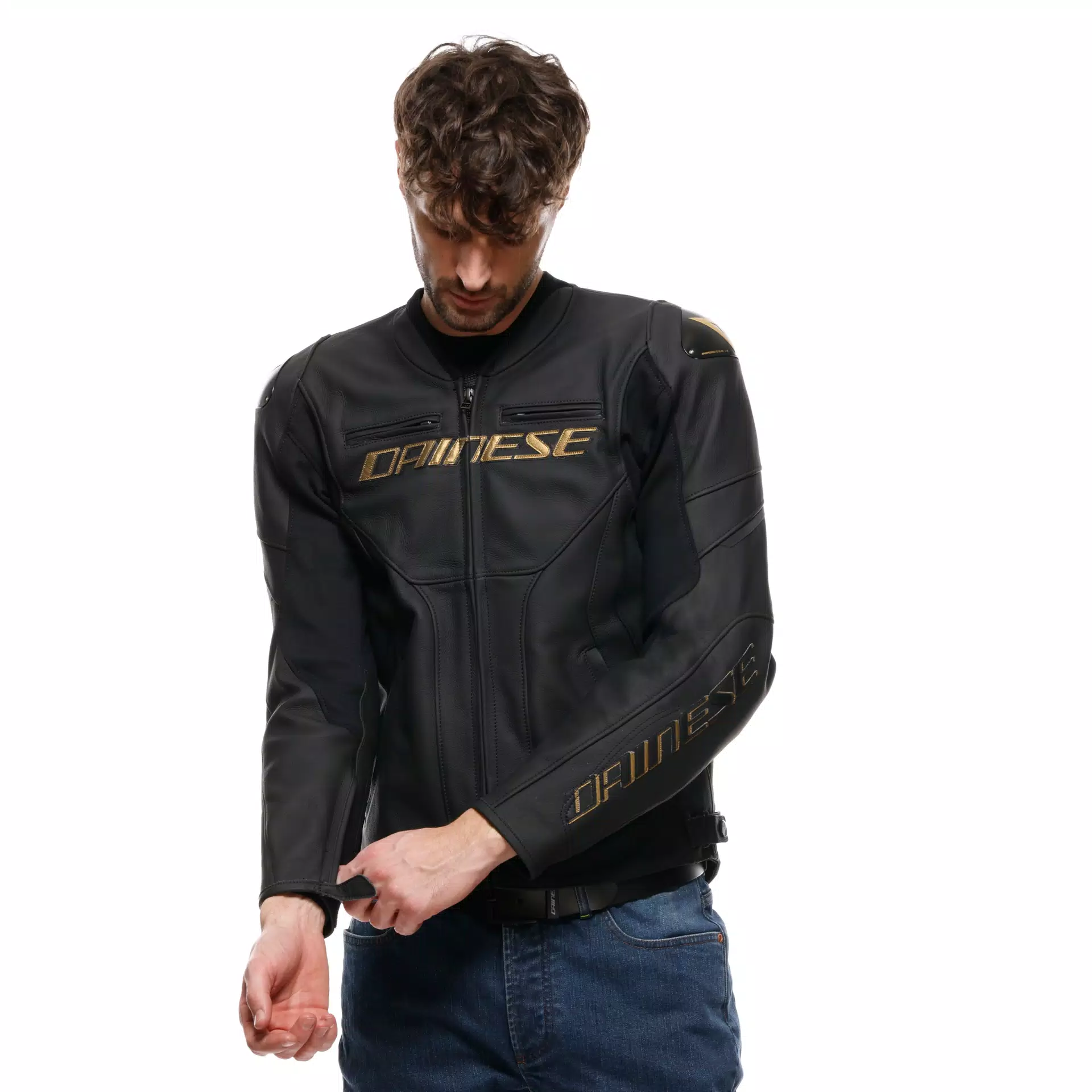 RACING 5 - MEN LEATHER MOTORCYCLE JACKET