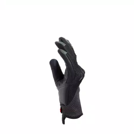 KARAKUM ERGO-TEK - MEN'S MOTORCYCLE TEXTILE GLOVES - BLACK/ARMY-GREEN - 4
