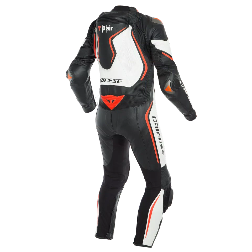 MISANO 2 D-AIR PERF. 1PC SUIT | BLACK/WHITE/FLUO-RED | Dainese