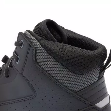 SUBURB AIR - MEN'S SUMMER MOTORCYCLE SHOES IN FABRIC - BLACK/WHITE/IRON-GATE - 5