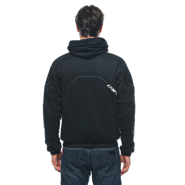 daemon-x-safety-hoodie-giacca-moto-in-tessuto-uomo-black-black-white image number 4