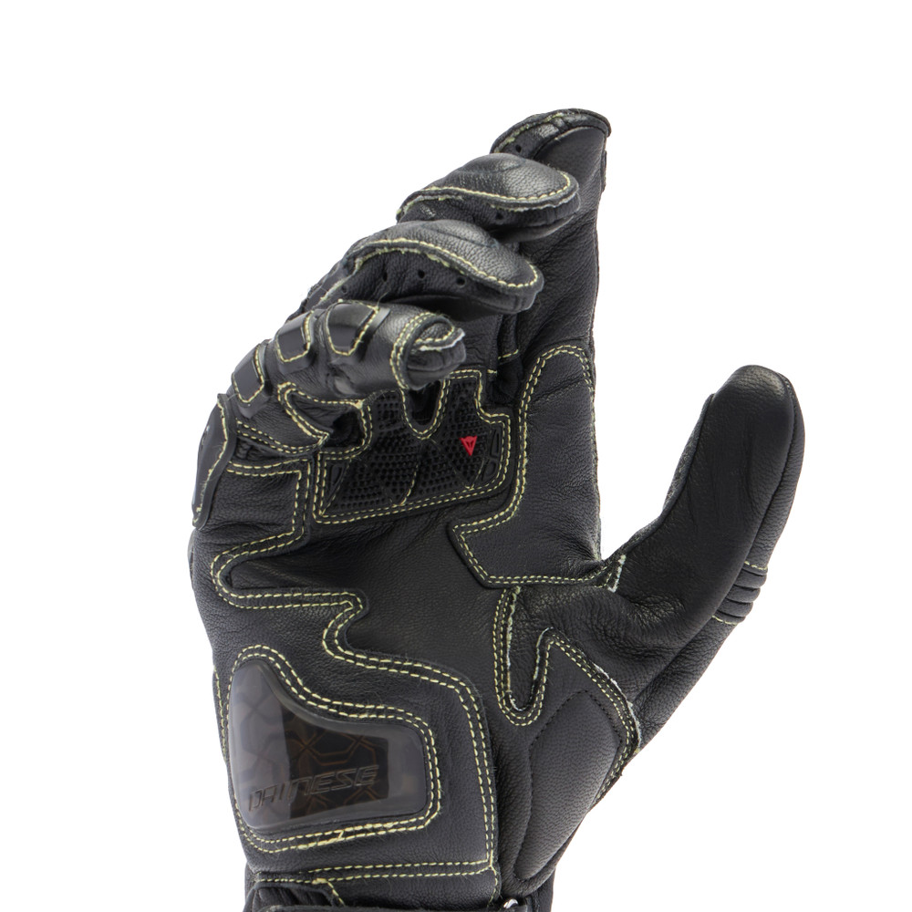 full-metal-7-guanti-moto-racing-in-pelle-uomo-black-black image number 7