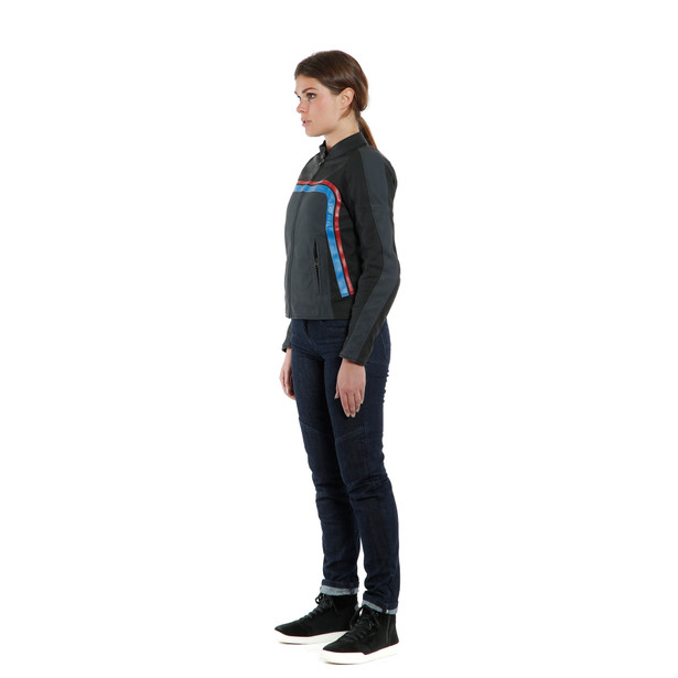 lola-3-lady-leather-jacket-black-ebony-red-blue image number 3