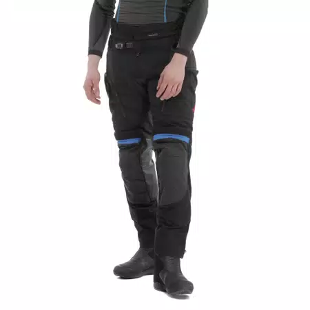 SUPER ADVENTURE ABS&Oslash;LUTESHELL&trade; - MEN OFF-ROAD MOTORCYCLE PANTS - BLACK/BLACK/BLUE - 3