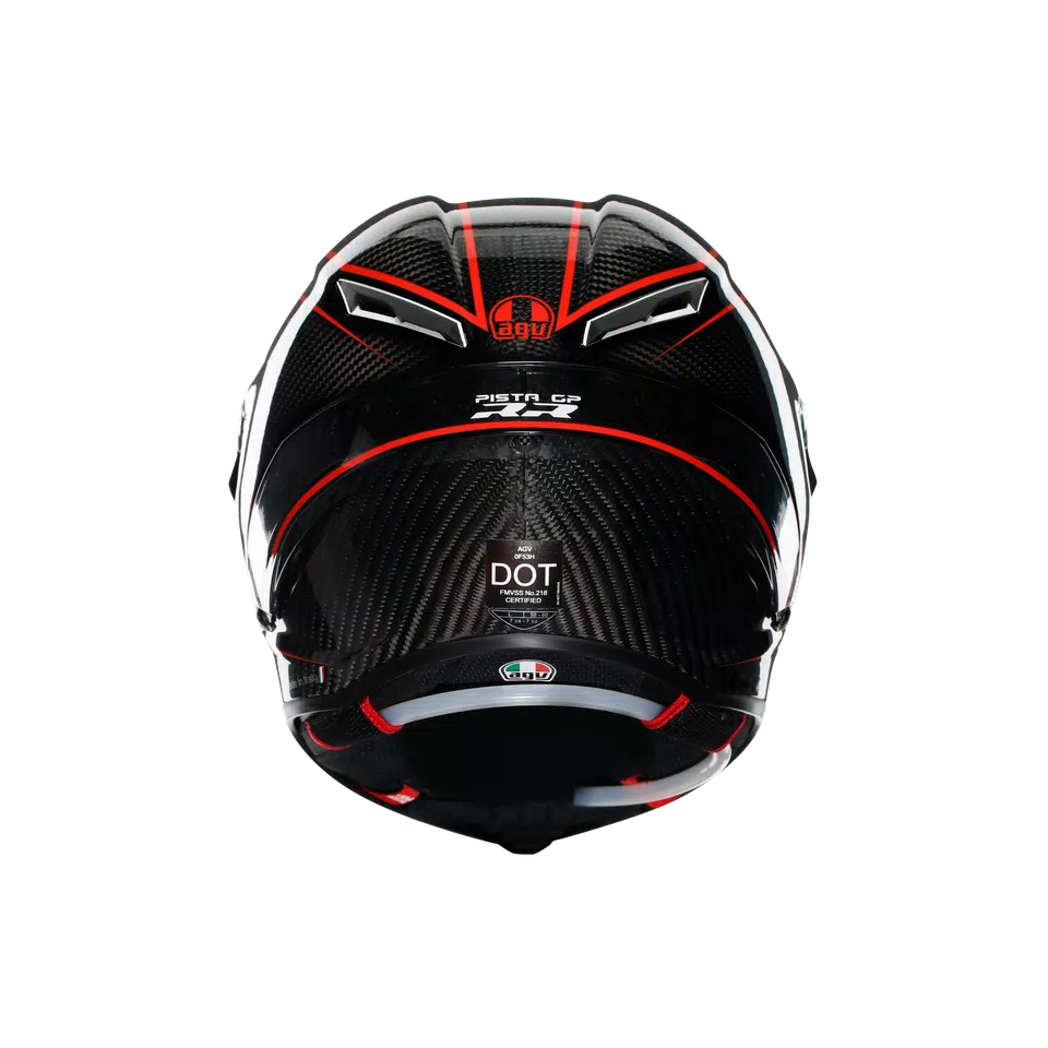 PISTA GP RR PERFORMANTE CARBON/RED - MOTORBIKE FULL FACE HELMET E2206 DOT -  - 5