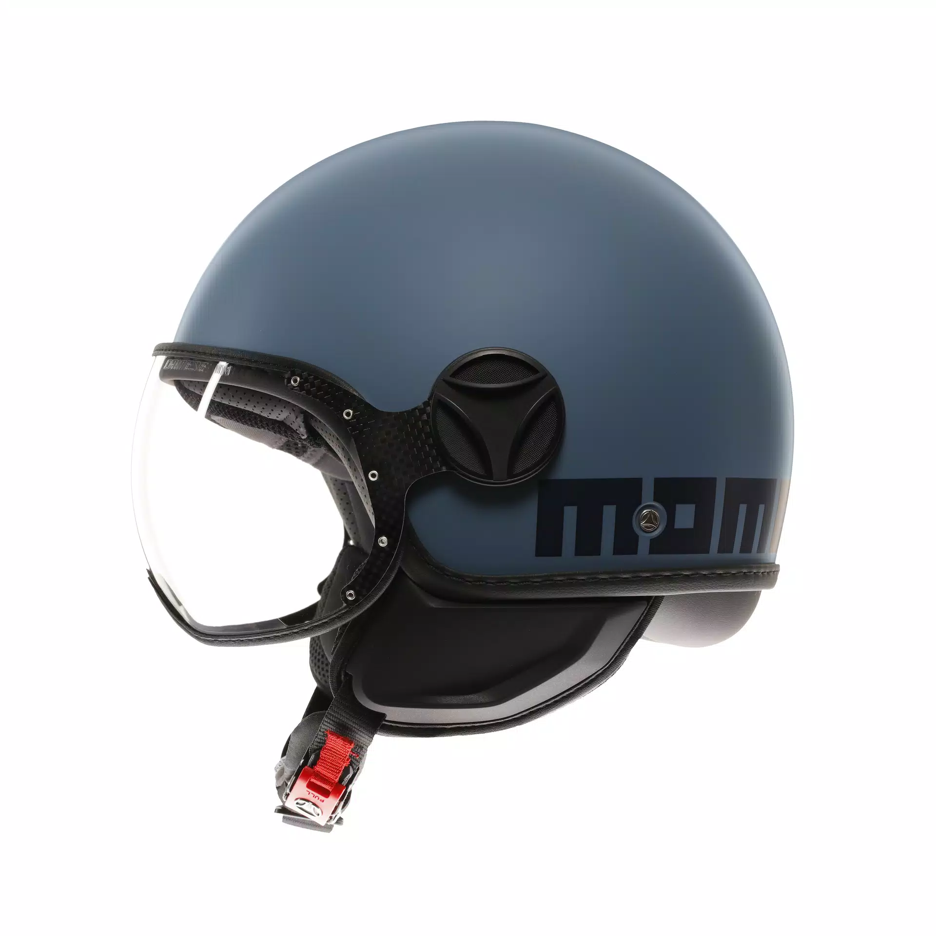MOMODESIGN FGTR CLASSIC MATT BLAU / BLAU - JET-HELM MIT VISIER E2206