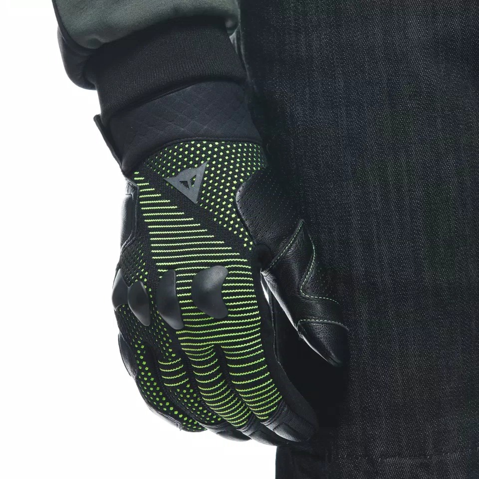 UNRULY ERGO-TEK GLOVES - ANTHRACITE/ACID-GREEN - 7