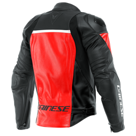 RACING 4 LEATHER JACKET LAVA-RED/BLACK- Jackets