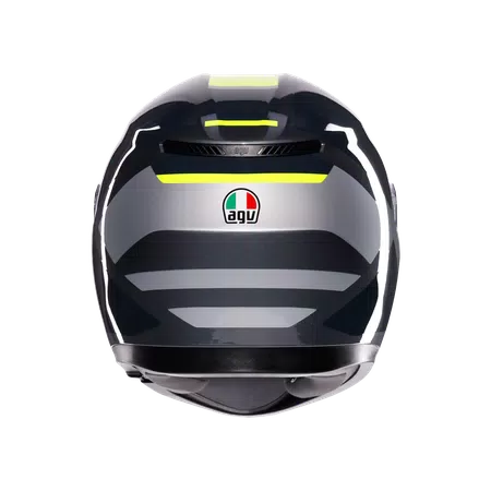 K3 SHADE GREY/YELLOW FLUO - CASCO MOTO INTEGRAL E2206 -  - 5