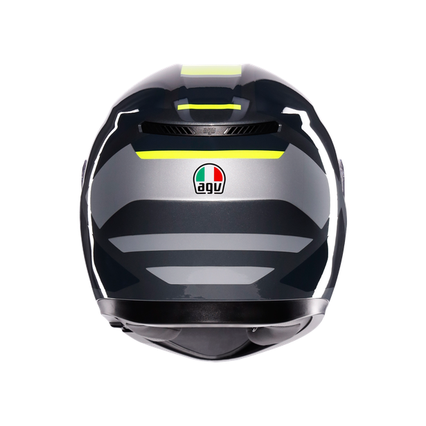 k3-shade-grey-yellow-fluo-casco-moto-integrale-e2206 image number 4