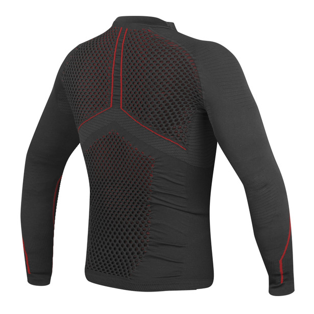 d-core-no-wind-thermo-tee-ls-black-red image number 1