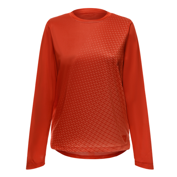 hg-aer-jersey-ls-maglia-bici-maniche-lunghe-donna-red image number 0