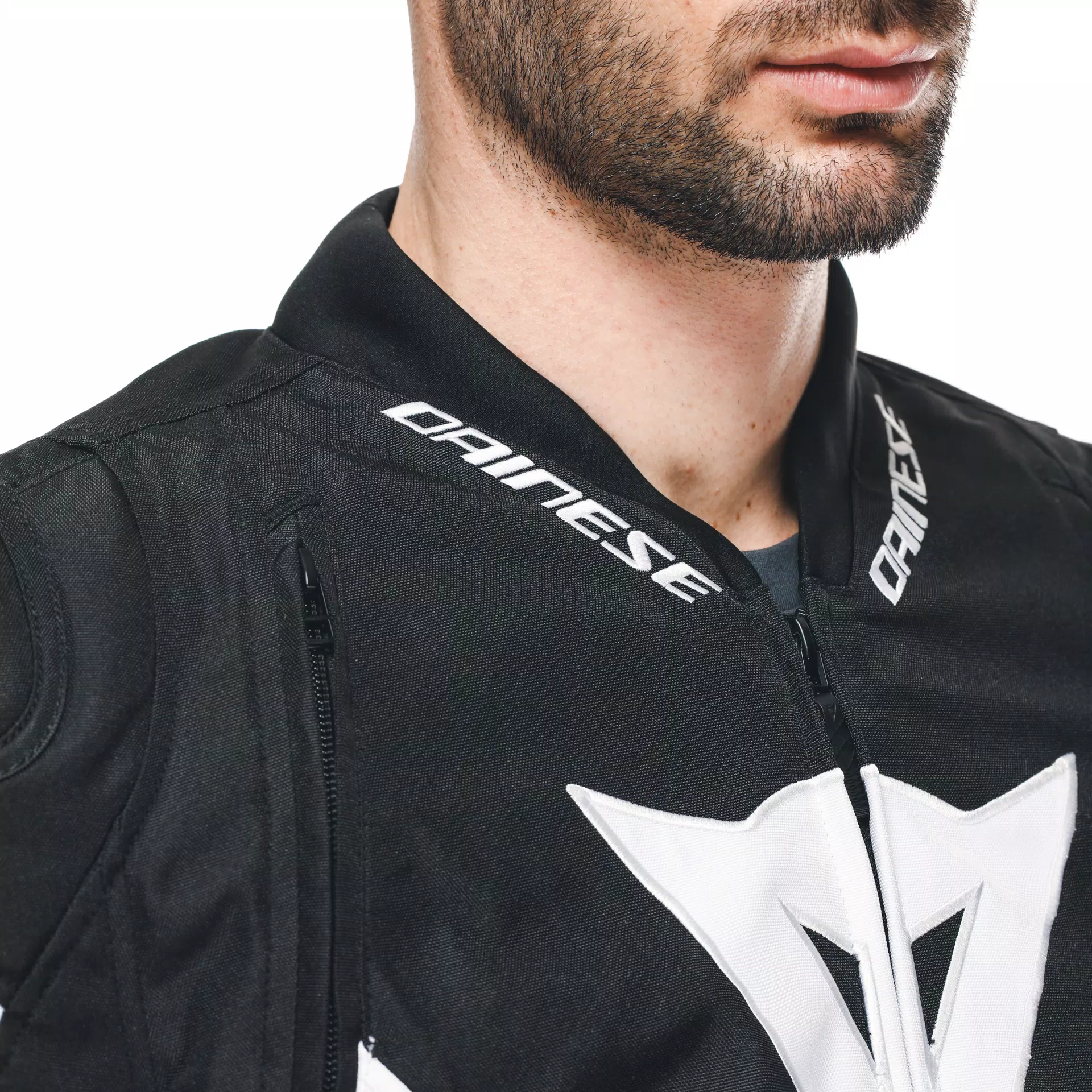 AVRO 5 - BLOUSON MOTO EN TISSU HOMME