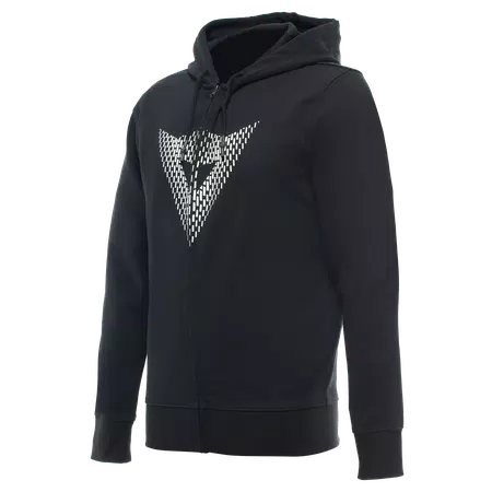 DAINESE LOGO - MEN'S HOODIE - BLACK/WHITE - 1