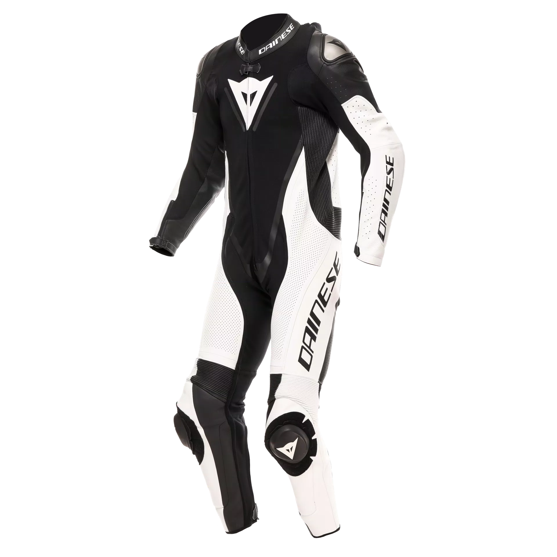 DEMON SPRINT - MEN'S ONE-PIECE PERFORATED LEATHER MOTORCYCLE SUIT