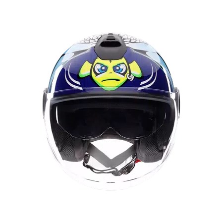 ETERES ROSSI MISANO 2015 - MOTORBIKE OPEN FACE HELMET E2206 -  - 2