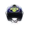 ETERES ROSSI MISANO 2015 - MOTORBIKE OPEN FACE HELMET E2206