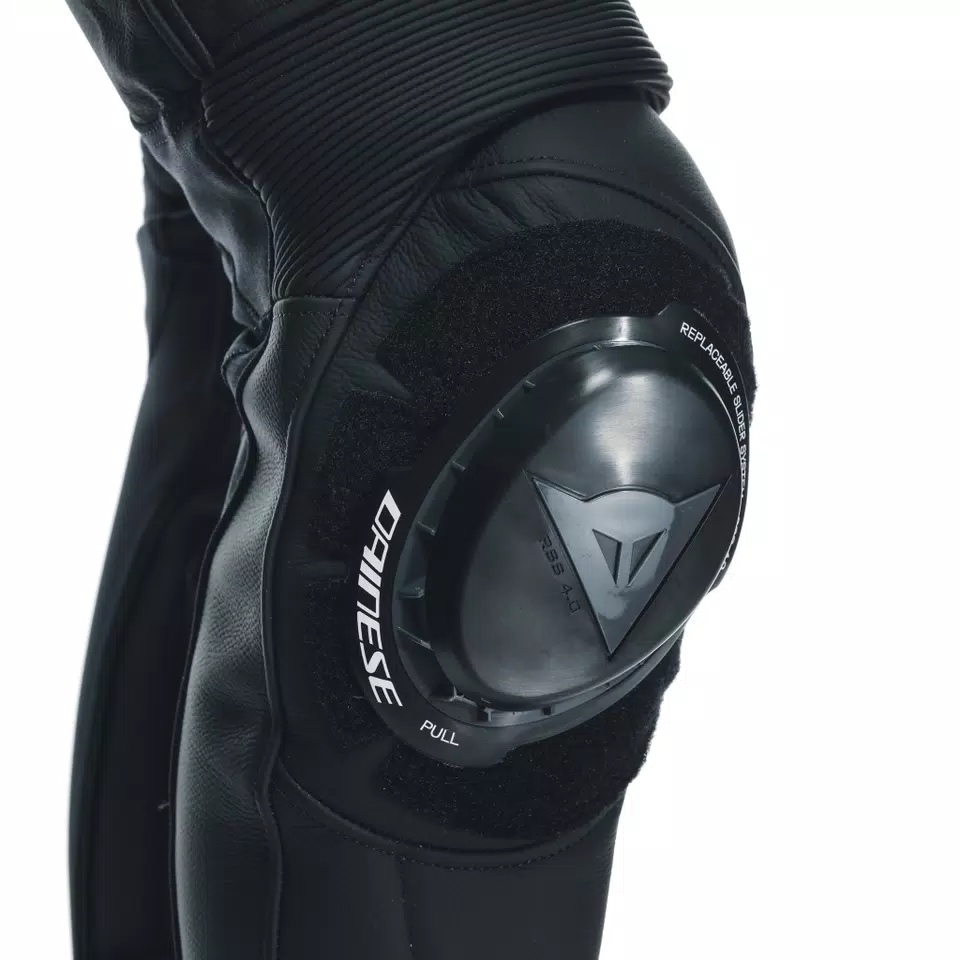 DELTA 4 - WOMEN'S MOTORCYCLE LEATHER PANTS - BLACK/BLACK - 5