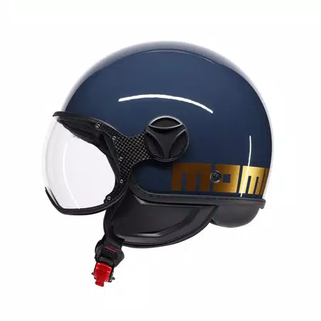 MOMODESIGN FGTR CLASSIC - JET HELMET WITH VISOR E2206 - FLIP BRASS/GOLD -  - 4