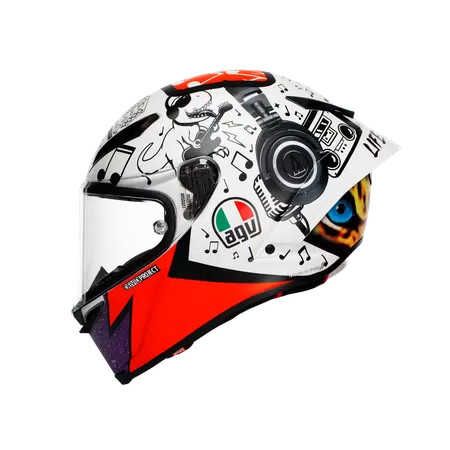 PISTA GP RR GUEVARA MOTEGI 2022 (LIMITED EDITION ) - MOTORBIKE FULL FACE HELMET E2206 DOT -  - 4