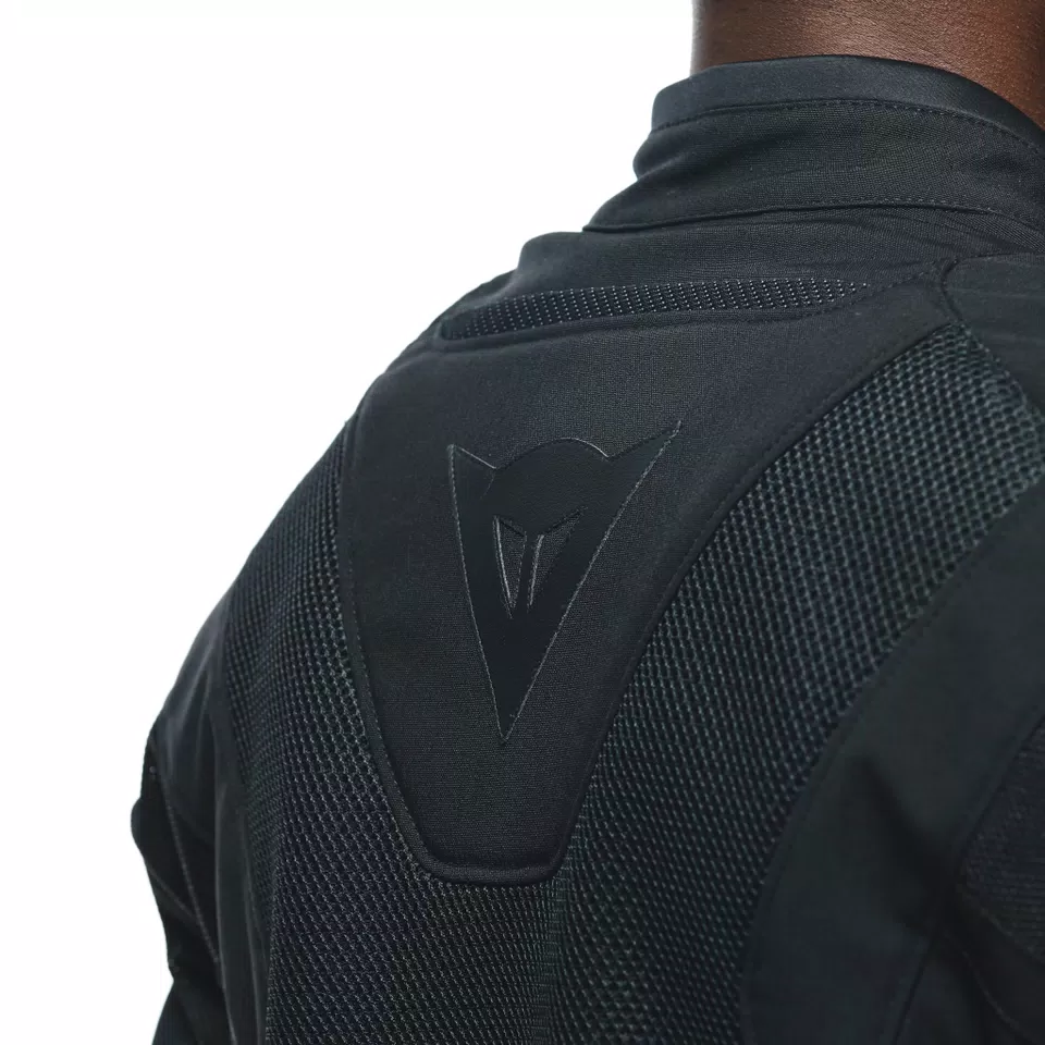 ENERGYCA AIR TEX - MEN'S SUMMER MOTORCYCLE JACKET IN FABRIC - BLACK/BLACK - 12