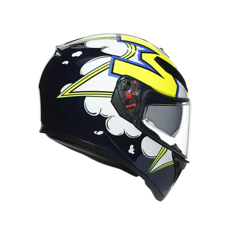 K3 SV MULTI ECE DOT - BUBBLE BLUE/WH/YELLOW FLUO -  - 2