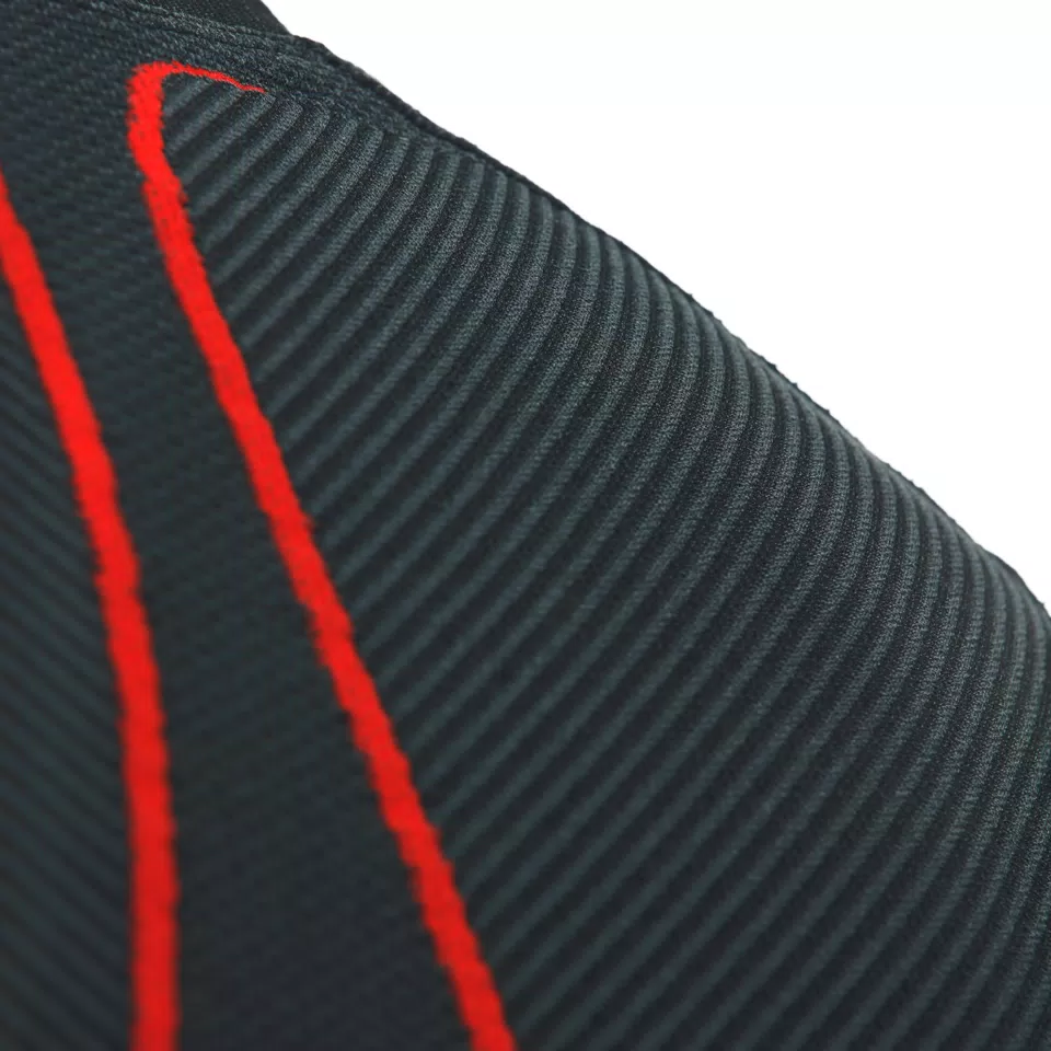 MEN'S MOTORCYCLE LONG-SLEEVE THERMAL TEE - BLACK/RED - 12