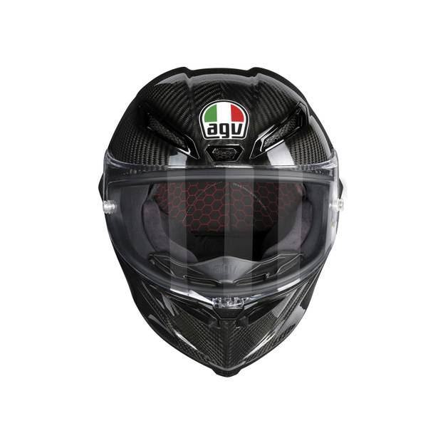 Motorcycle racing helmet: Gp track R E2205 Mono - Glossy Carbon