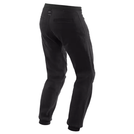 TRACKPANTS - MEN'S MOTORCYCLE PANTS IN FABRIC - BLACK - 2